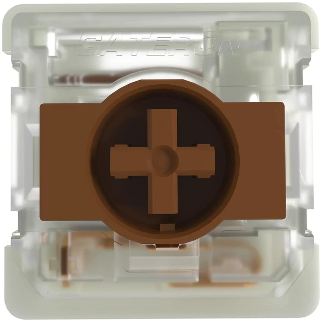 Main image of KS-33 RGB Low Profile 2.0 Keyboard Switches(Brown,35PCS) | 3 Pin,Factory Pre-lubed,compatible for Low Profile MX Mechanical Keyboard