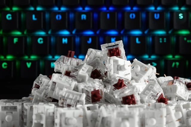 Alt view image 6 of 6 - Kailh Copper Mechanical Keyboard Switches - 120 Pack - Speed Tactile, 40g Actuation Force, Fast Response, for Gaming & Typing