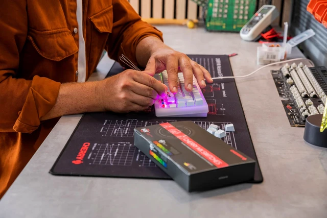 Alt view image 6 of 6 - MX2A Experience Box, 10 Piece Sample Tester | Mechanical Keyboard Switches, Linear/Tactile/Clicky, 50 Million Actuations, Gold Crosspoint Contacts
