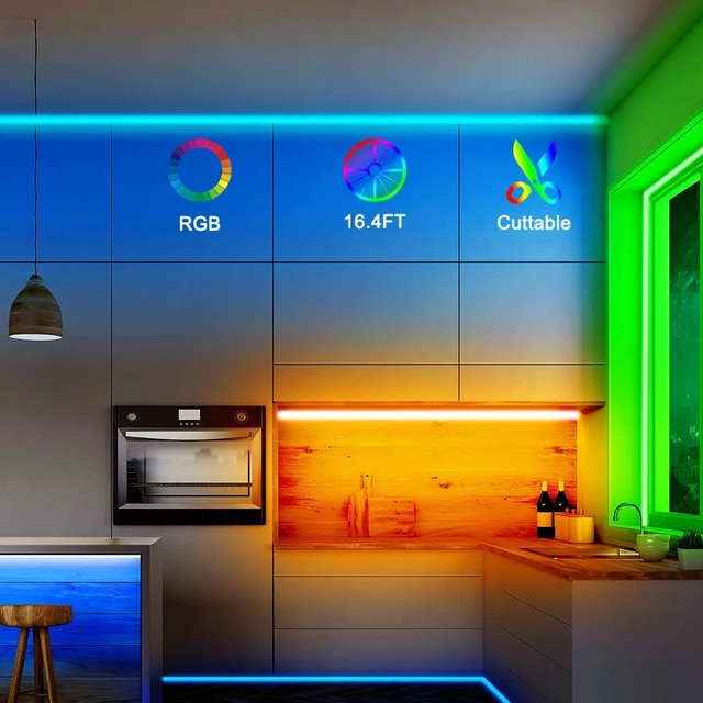 Alt view image 5 of 7 - 44 Key RGB LED Light Strip Remote Controller Led Light Remote Replacement for SMD 5050 2835 3528 Led Strip Lights