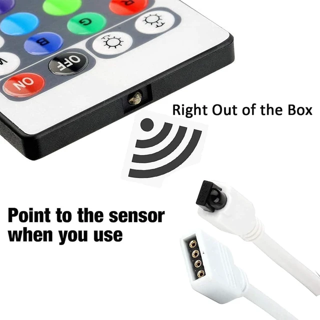 Alt view image 7 of 7 - 44 Key RGB LED Light Strip Remote Controller Led Light Remote Replacement for SMD 5050 2835 3528 Led Strip Lights