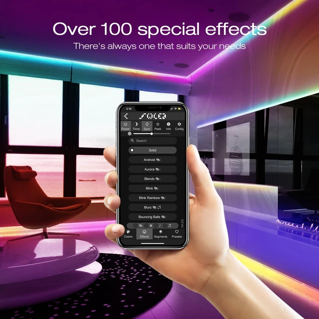 Alt view image 2 of 7 - GLEDOPTO WLED ESP32 Mini LED Strip Controller DC12-24V RGB IC Digital with Mic Sound Mode Dynamic Lighting DIY for WS2811 WS2812 WS2812b SK6812 WS2815 Addressable FCOB LED Strip