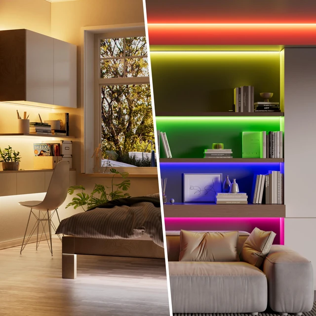 Alt view image 7 of 7 - WiFi 5-in-1 LED Controller Dimmable for Monochrome CCT RGB RGBW RGBCCT LED Strip Lights Compatible with Tuya APP/Smart Life/Alexa/Google Home/Siri,DC12-24V Lights Controller(Without Battery)