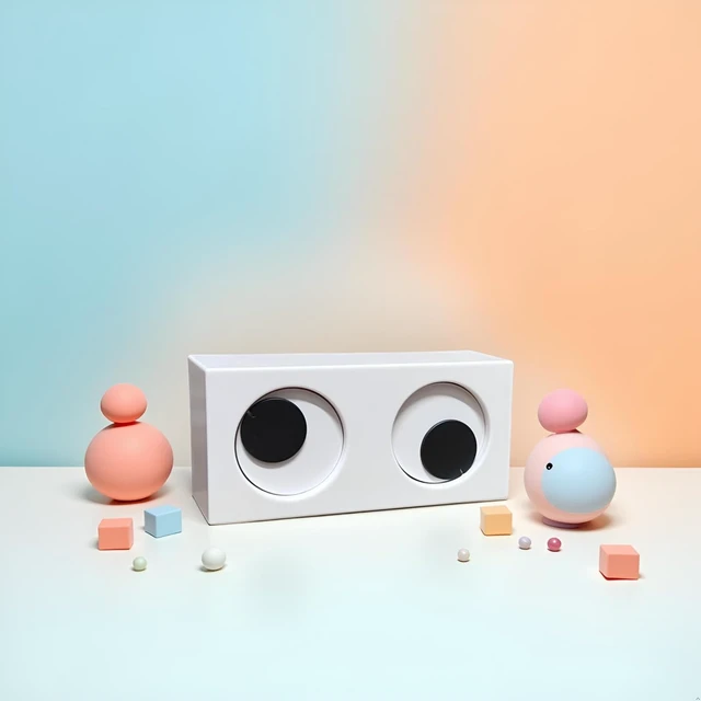 Alt view image 3 of 6 - Novelty Rotating Eyes Desktop Clock Fun Looking Time Tracker Funny Clocks | Giggle Interesting Gifts Mother Father Home Office Decoration Hilarious Cute Addition