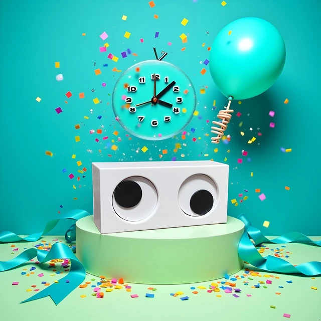 Alt view image 4 of 6 - Novelty Rotating Eyes Desktop Clock Fun Looking Time Tracker Funny Clocks | Giggle Interesting Gifts Mother Father Home Office Decoration Hilarious Cute Addition