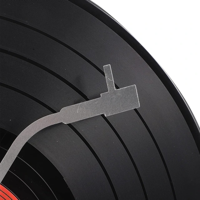 Alt view image 5 of 7 - Musical Black Vinyl Record Wall Clock Battery Operated Music Room Decor Decoration Art Hanging Clocks- 11.81inch