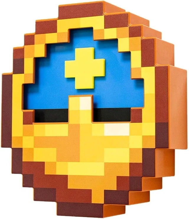 Main image of Pixelated Clock, Pixelated World Clock Decoration, Room Decoration, Multifunctional Hanging Clock for Game Fans