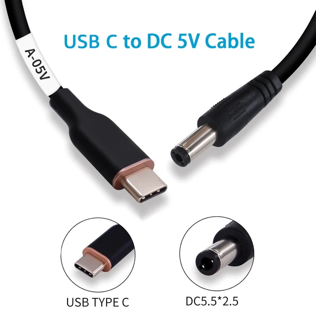 Alt view image 2 of 7 - MagicConn SH-CP05A USB Type C PD to DC Power Cable(55x25)-5V