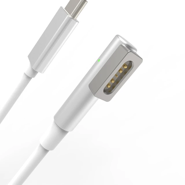 Alt view image 4 of 7 - 60W L-Tip Compatible MacBook Pro/Air Charging Cable 5 Pin Magnetic Charging for MacBook Models Prior to June 2012, 1 .8M