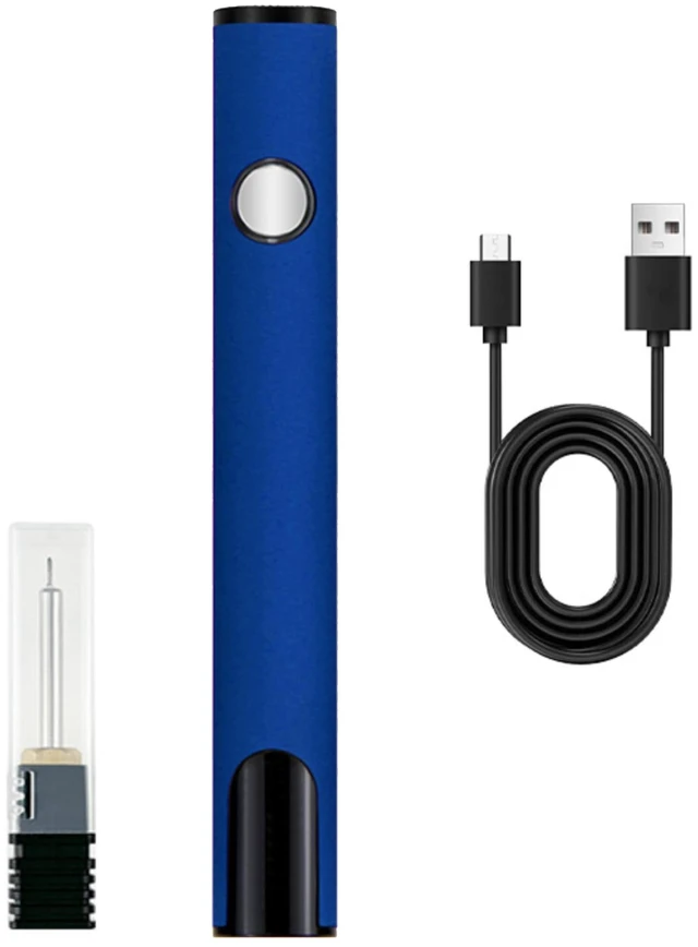 Main image of Rechargeable Thread Burner kitTool Burning Pen(blue) | For Beading,Leather Craft,Sewing,Weaving And Stringing,Molten Wax Carving, Wooden Board Hot Stamping