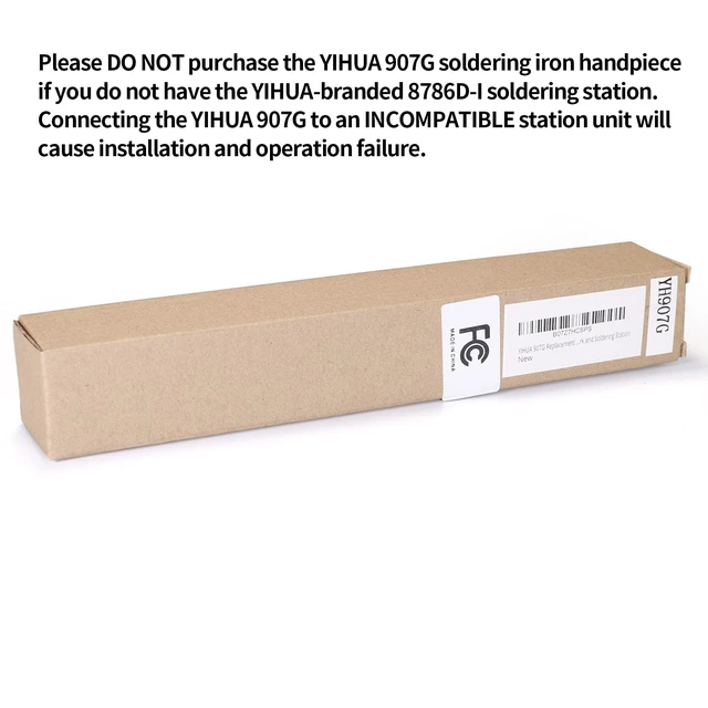 Alt view image 7 of 7 - 907G Replacement Soldering Iron Handpiece/Handle for Yihua 8786D-I Rework and Soldering Station