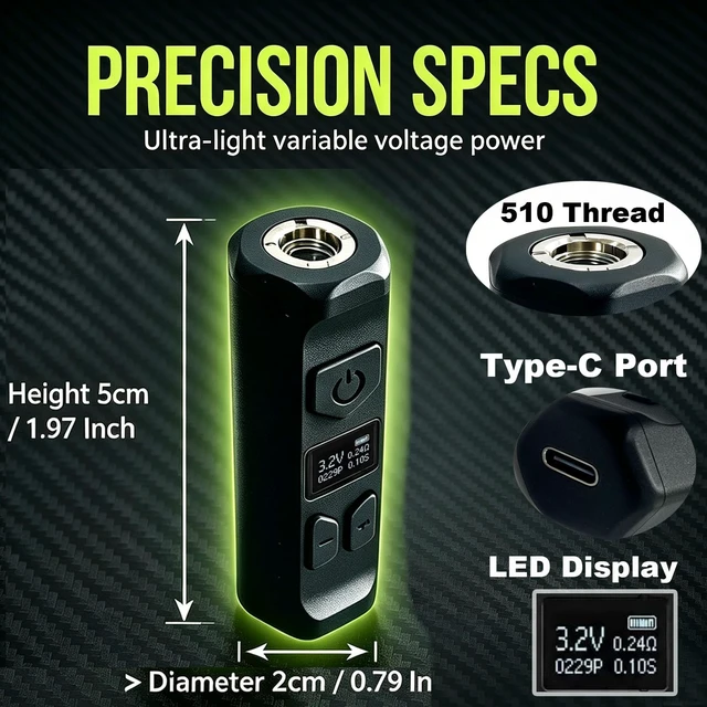 Alt view image 3 of 6 - Wireless Soldering Iron Pen, USB-C Rechargeable Mini Soldering Kit | LED Display, 3 Adjustable Temperature Settings, For Electronics Repair, DIY, and Home Appliance