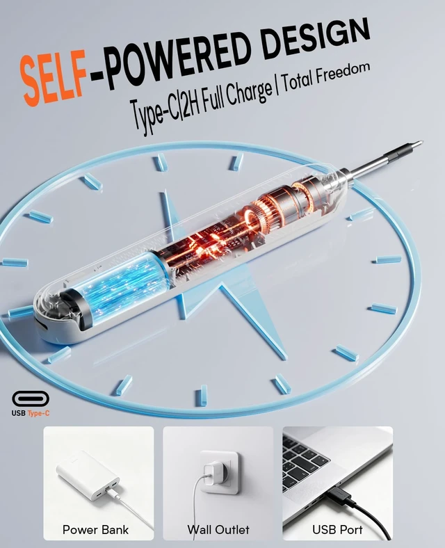 Alt view image 3 of 7 - Cordless Soldering Iron Kit, 7S Fast Heating, Type-C Charging, Adjustable Temp 180~450, 1400mAh Portable Wireless Soldering Pen Includes 3 Tips & Lead-Free Solder Wire-Black