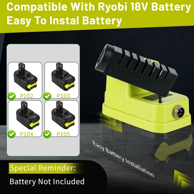 Alt view image 2 of 7 - Cordless Soldering Iron for Ryobi 18V Battery,60W Portable Electric Soldering Station With USB &Type C, Adjustable Solder Iron Kit Tool for DIY,Appliance Repair,Wire Welding(NO Battery)