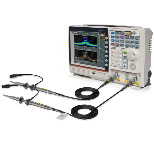 Alt view image 7 of 7 - 2Pcs P6100 100MHz Universal Oscilloscope Probe,10:1 and 1:1 Switchable Oscilloscope Clip Probes with BNC to Minigrabber Test Lead Kit