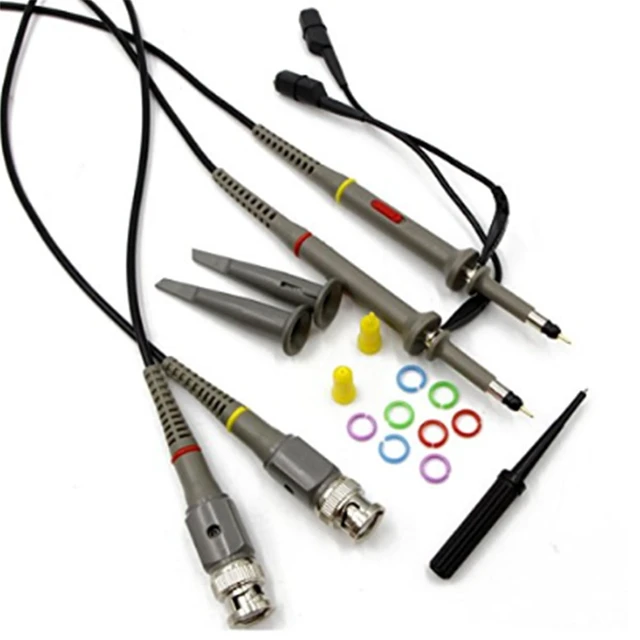 Alt view image 6 of 7 - 2-Pack PP150 100 MHz Oscilloscope Clip Probes with Accessory Kit (2PCS) (B)