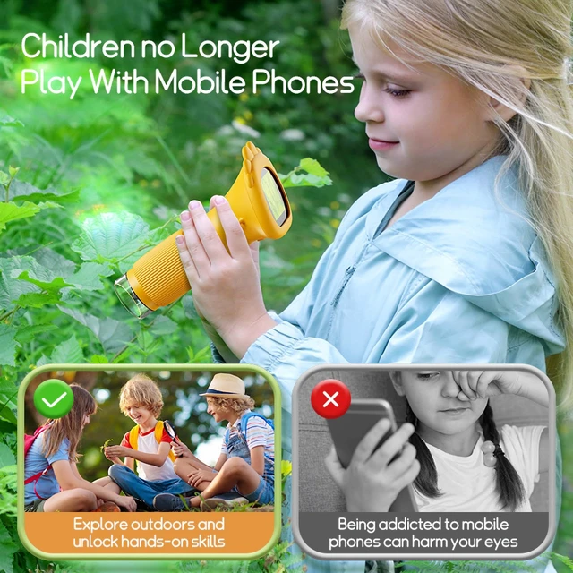 Alt view image 2 of 7 - Kids Microscope Pocket Microscope -1000X Portable Microscope for Kid | Photo and Video Mini Microscopes | 2'' Digital Little Scientist Microscopes for 3-10 Age Years Old Boys Girls Toys Gifts