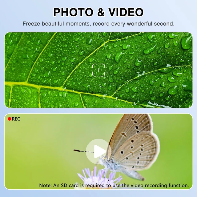 Alt view image 6 of 7 - Kids Digital Microscope, 1000X Handheld Pocket Microscope STEM Science Toy | Portable LED Lighted Pocket Viewer, Rechargeable STEM Science Tool for Insects, Plants & Outdoor Discovery