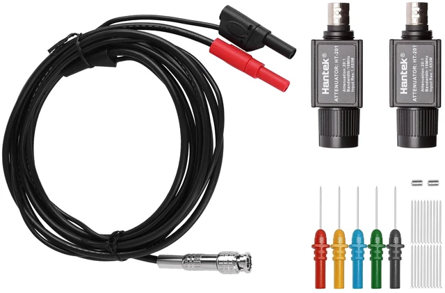 Main image of Oscilloscope Accessory Set 20:1 Attenuator with Auto Test Leads and Acupuncture Probe for Automobile Measurement(201x 2+30A+307)