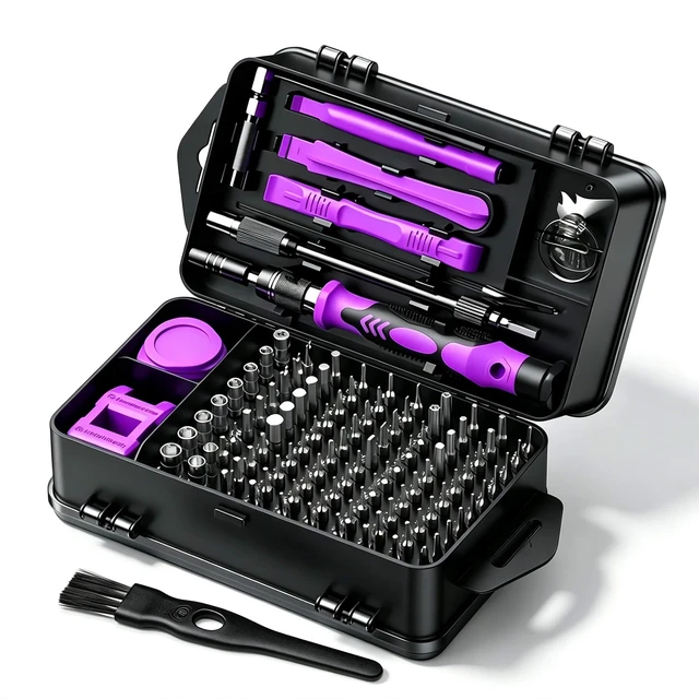 Main image of Precision Screwdriver Set 116-Piece with 98 Bits | Magnetic Screwdriver Set for iPhone, MacBook, Computer, Laptop, PC, Tablet, PS4, Xbox, Nintendo, Game Consol