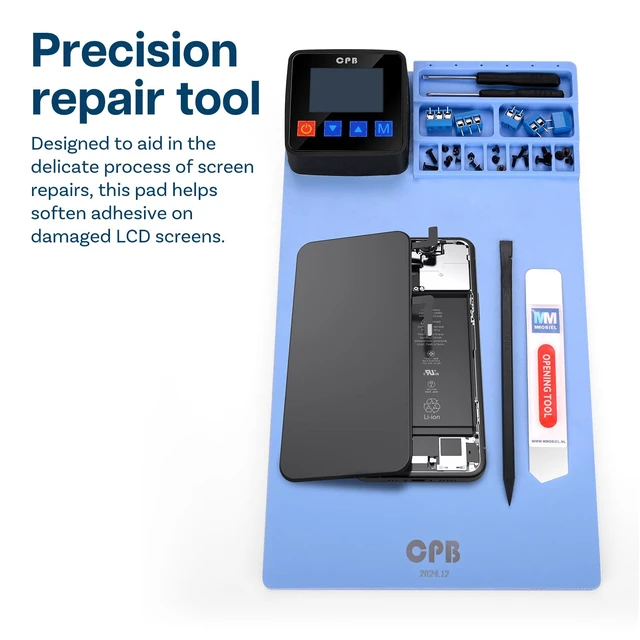 Alt view image 5 of 5 - LCD Screen Heating Pad Smartphone and Tablet - LCD Screen Separator Plate - 12 x 7 x 0.3 inch