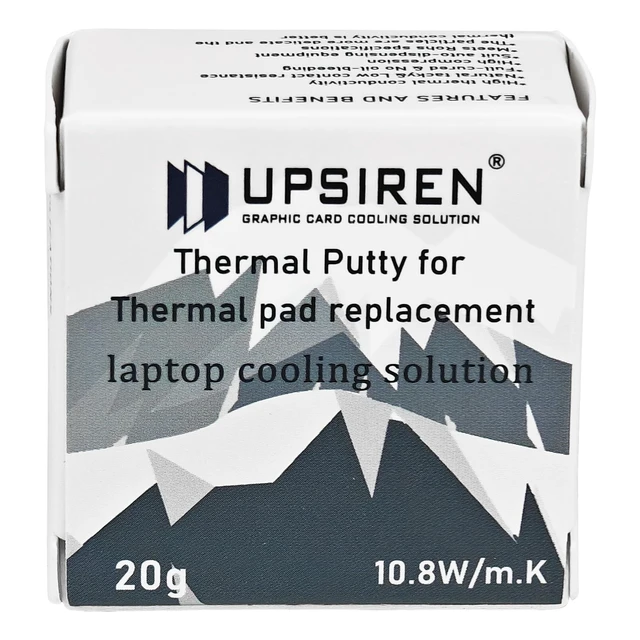 Alt view image 6 of 7 - UTP-4 Laptop Thermal Putty, Cooling Pad, 20 Grams | Non-Conductive, Ultra-Fine Texture, Replaces Thermal Pads, For Laptop GPU VRM, Xbox Series, Easy Installation