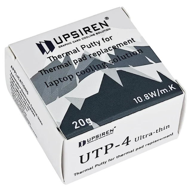 Alt view image 7 of 7 - UTP-4 Laptop Thermal Putty, Cooling Pad, 20 Grams | Non-Conductive, Ultra-Fine Texture, Replaces Thermal Pads, For Laptop GPU VRM, Xbox Series, Easy Installation