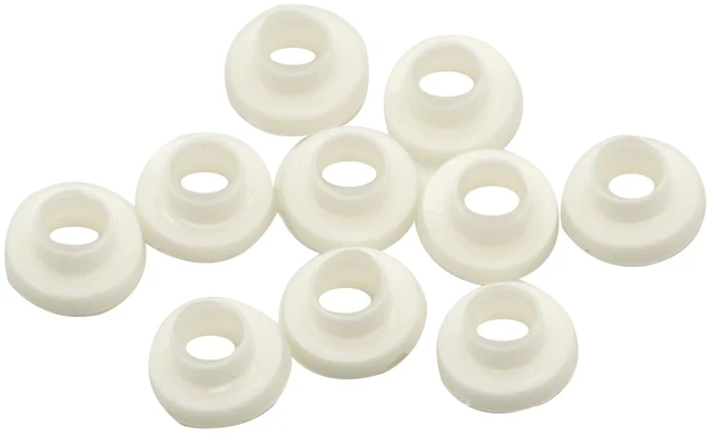 Alt view image 2 of 7 - 100Pcs TO-220 Transistor Plastic Insulation Washer + 100Pcs TO-220 Isolated Silicone Pad Sheet Strip