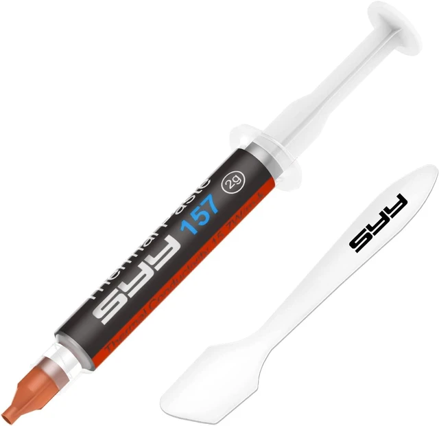 Main image of Thermal Paste, 2 Grams CPU Paste Thermal | Carbon Formula; Fast Heat Transfer; CPU/GPU Compatible; Easy Application; Reliable Cooling