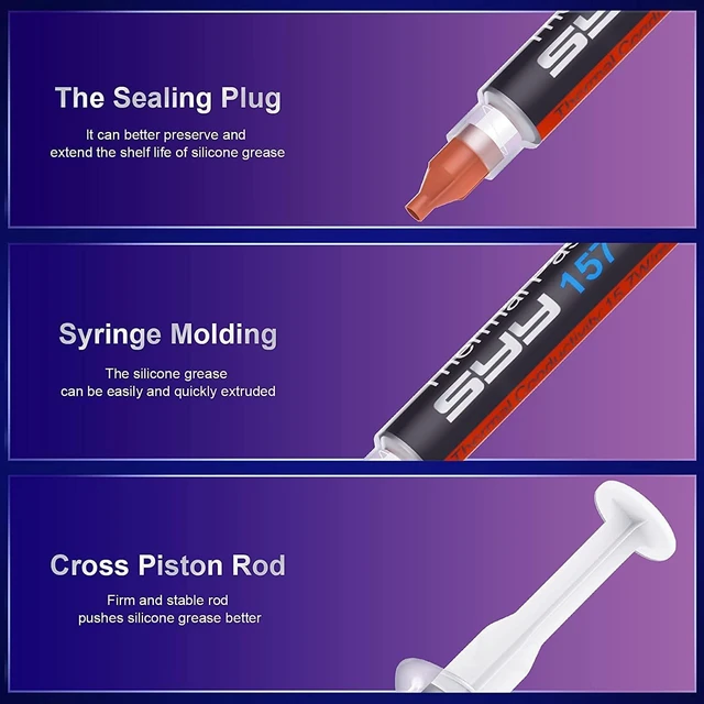 Alt view image 6 of 6 - Thermal Paste, 2 Grams CPU Paste Thermal | Carbon Formula; Fast Heat Transfer; CPU/GPU Compatible; Easy Application; Reliable Cooling