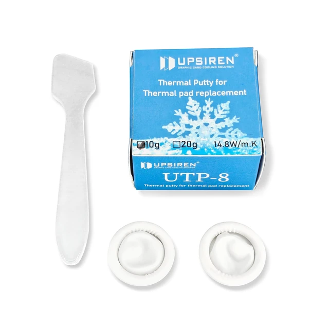 Alt view image 4 of 7 - UTP-8 Thermal Putty,Cooling Pad for Electronic Devices (20, Grams) | Moldable Thermal Putty, Non-Conductive, Replacement for Soft Thermal Pads Up To 3mm for GPU VGA IC Chip Cooling
