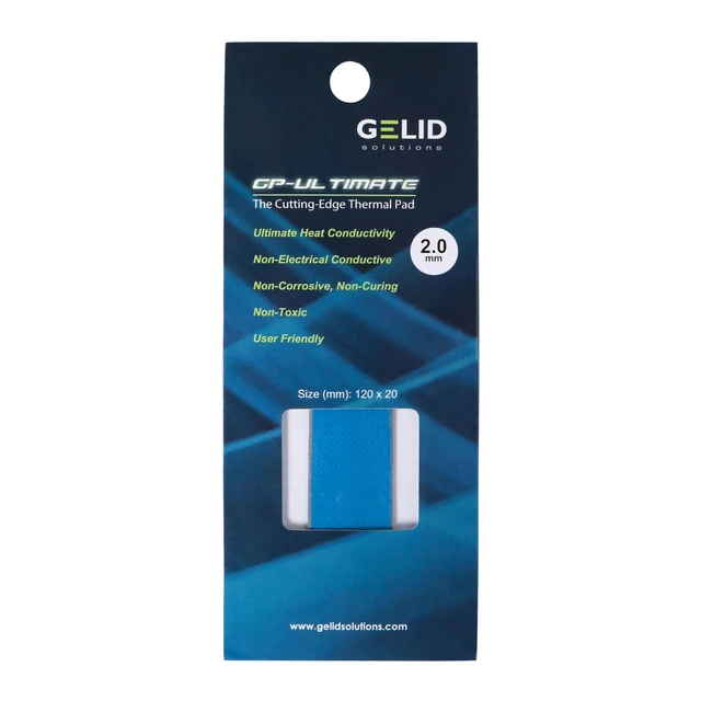 Alt view image 6 of 7 - GP-Ultimate 15W- Thermal Pad 120x20x2.0mm. Excellent Heat Conduction, Ideal Gap Filler. Easy Installation.