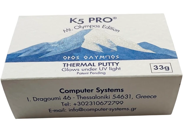 Alt view image 6 of 7 - Mt. Olympos Edition UVReactive 33g New 2025 Version by CSGR | >15W/m·K | Ideal for GDDR6 & GDDR7 VRAM | NonConductive Thermal Putty