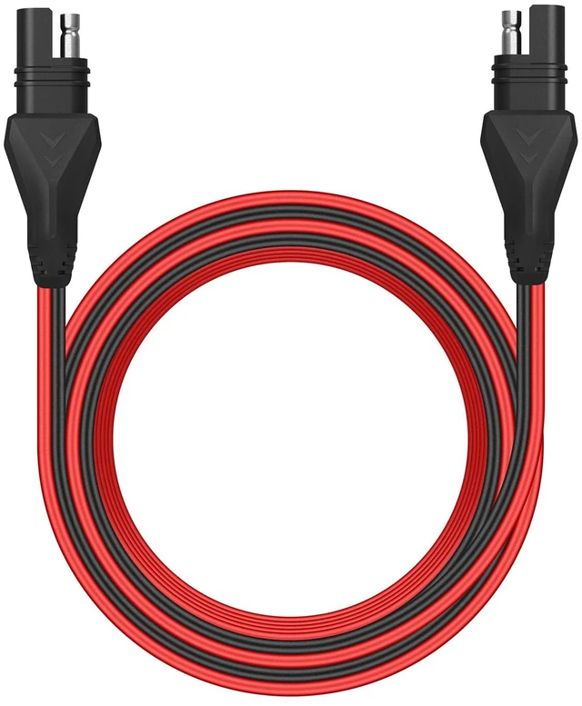 Main image of SAE to SAE Extension Cable, Solar Extension Cord with Protective Dustproof Cap,Perfect for Solar Panel Automotive Marine Motorcycle Cars RV Battery Charger- 16.5FT/16AWG