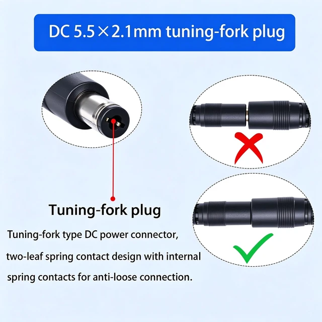 Alt view image 4 of 5 - 5.5mm x 2.1mm DC Power Extension Cable, 3-Pack, 3.3FT | 12V DC5521 Male to Female Barrel Connector, 18AWG Low Loss Power Cord, For CCTV Security Camera, LED Strip