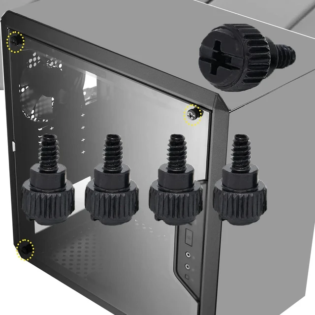 Alt view image 3 of 5 - Computer Case Thumb Screws 6-32 Computer Case Screws (10PCS)