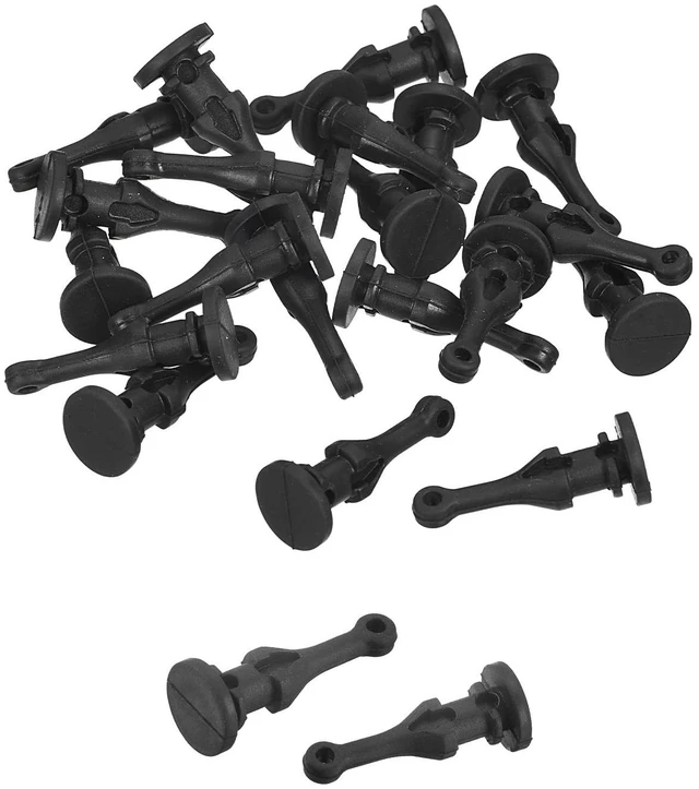Main image of Case Fan Mount Screws Silicone Reducing Noise Vibration Mounting Pin Rivet, 9mm x 22.7mm for PC Chassis Cooling Fans 20 Pcs