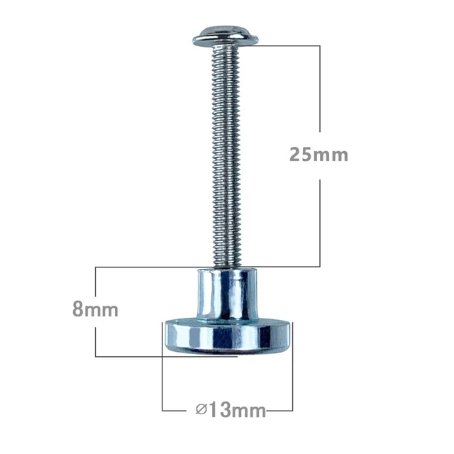 Alt view image 6 of 6 - M3 Magnetic Screw Set, Suitable for Fixing 25mm Thickness Cooling Fan on the Surface of Various Electronic Products (10 Pack)