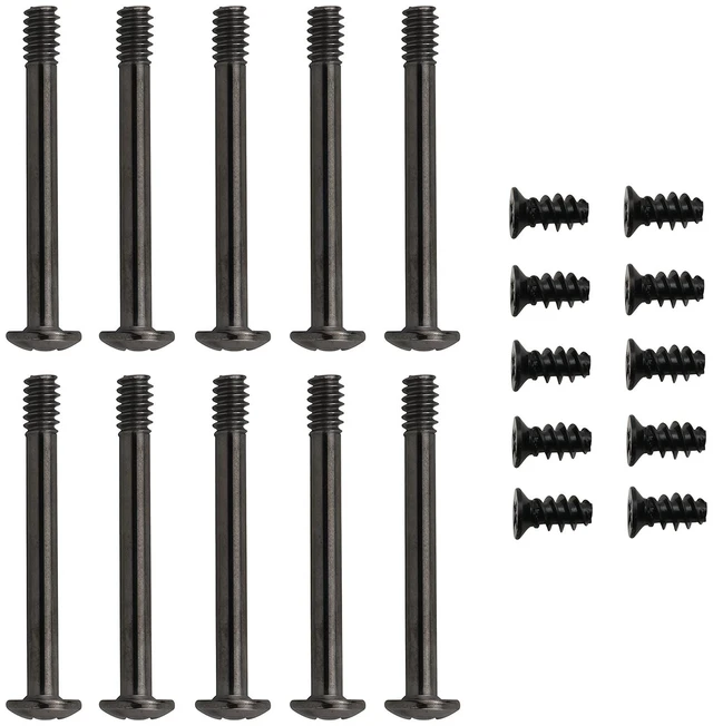 Main image of 20PCS PC Fan Screw Kit Stainless Steel 10 Pcs 6-32 x 30mm Long Screws for Chassis Fan and Water Cooling 10 Pcs M5 x 10mm Flat Head Self Tapping Short Screws for Computer Cooling Installation