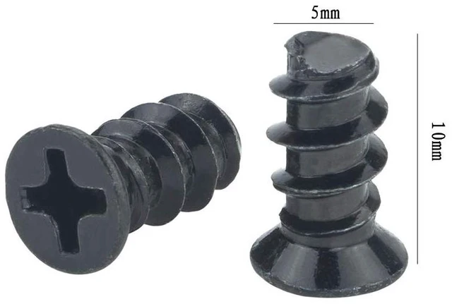 Main image of Computer Case Fan Mount Screws, Cross Screw, Black, 50 Pieces
