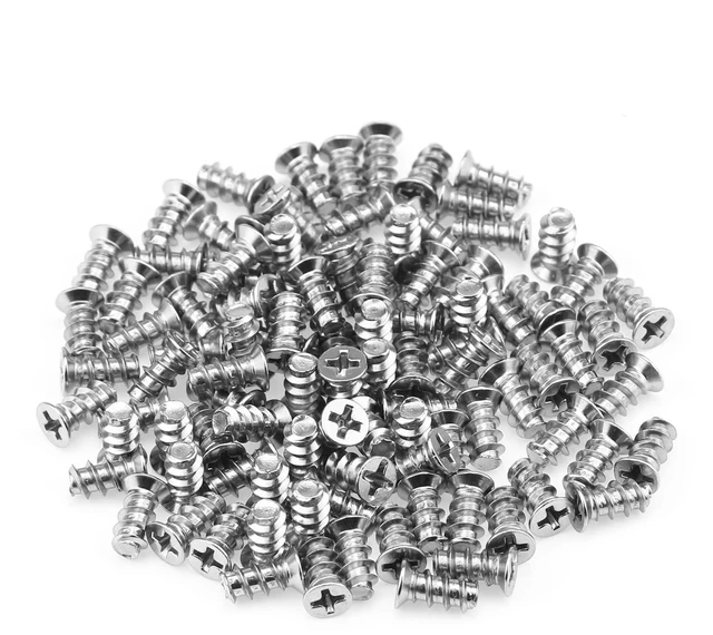 Main image of 100 Silver Computer Case Fan Screws, M5x10mm Mounting Screws