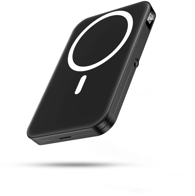 Main image of Portable Charger for Magsafe 10000mAh Power Bank with Foldable Stand | Battery Pack,Fast Charge PD 22.5W Travel Essential,Magnetic Charge Wireless Charger for iPhone 17/16/15 SeriesBlack