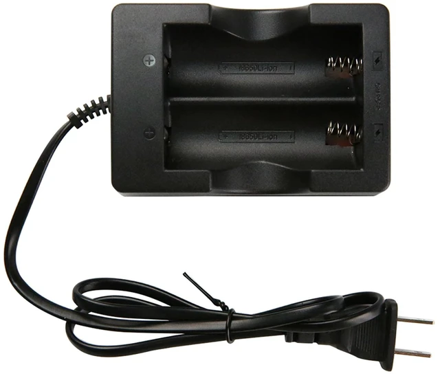 Main image of 18650 Battery Charger, 1Pcs 4.2V Dual-Slot Charger for Rechargeable Batteries, Li-ion Rechargeable Battery Charger US Plug Charger (ZA059)