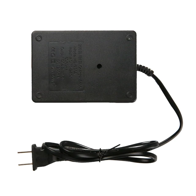 Alt view image 4 of 5 - 18650 Battery Charger, 1Pcs 4.2V Dual-Slot Charger for Rechargeable Batteries, Li-ion Rechargeable Battery Charger US Plug Charger (ZA059)