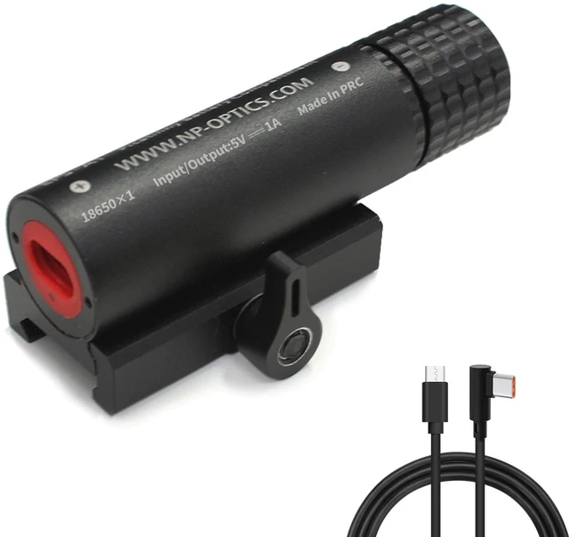 Main image of EPS-A1 Battery Compartment & Charger 2 in 1 for 18650-Batteries | Quick Detach Battery Holder, Picatinny/Weaver/MIL-STD-1913 Rail, Mil-Standard Shockproof, IP68 Waterproof, USB-C Port