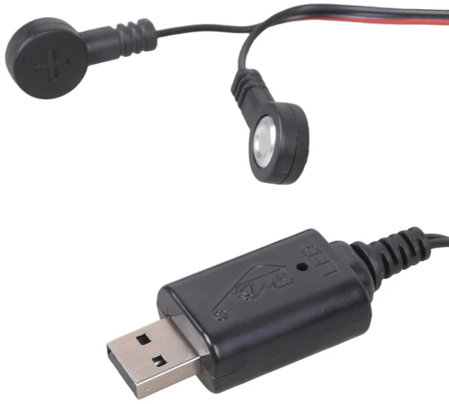 Alt view image 2 of 7 - Universal Li-ion Battery Charger Magnetic, 60cm/2 Ft USB Fast Charging Cable Compatible for All Models of 3.7 V Rechargeable Lithium Li-ion Batteries