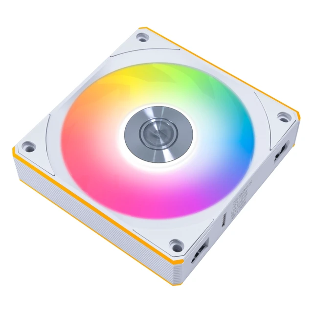 Alt view image 2 of 7 - UNI Fan CL Flex 120 Reverse Blade ARGB PWM Fan, Single Pack, White | 120mm ARGB PWM fan keeps the clean RGB side visible while delivering strong airflow. Controller Not Included (12RCL1F1W)