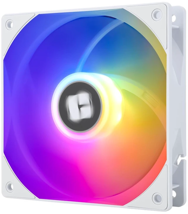 Main image of TL-C12RW-S V2 CPU Fan Case Cooler PWM Fan, 4pin PWM Connector Computer Fan with ARGB Aperture, 1500RPM Speed PC Cooling Fan(120mm,White)