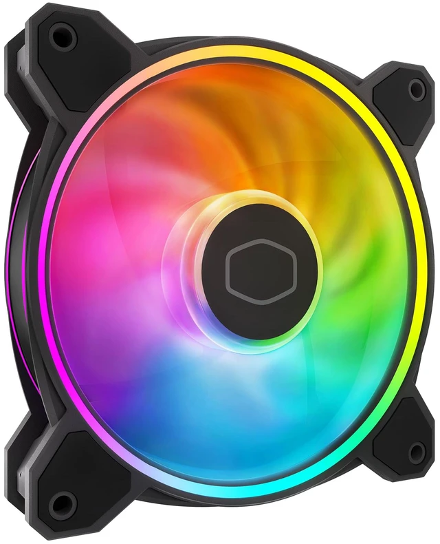 Main image of MF120 Halo² ARGB 120mm PWM Case Fan, Dual Loop Addressable RGB Lighting, 2050 RPM Dynamic PWM Cooling, Air Balance Blades, Hybrid Frame High Airflow PC Cooling Fan for Gaming Cases