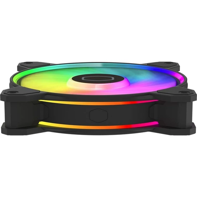 Alt view image 4 of 7 - MF120 Halo² ARGB 120mm PWM Case Fan, Dual Loop Addressable RGB Lighting, 2050 RPM Dynamic PWM Cooling, Air Balance Blades, Hybrid Frame High Airflow PC Cooling Fan for Gaming Cases